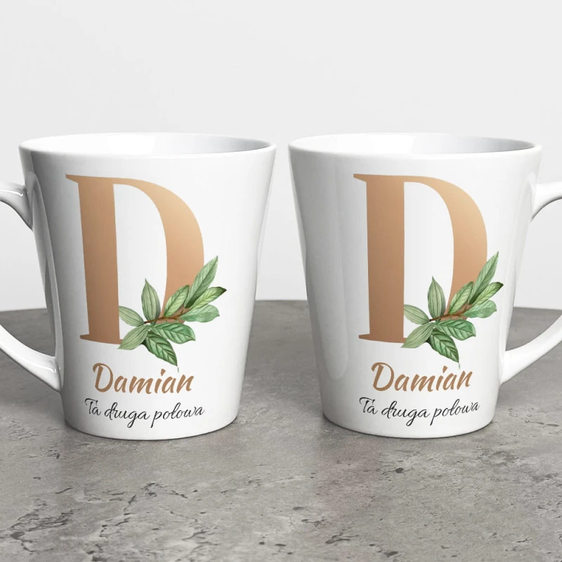 Kubek Latte Na Walentynki Dla Niego z Imieniem