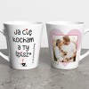Kubek Latte Na Walentynki Ze Zdjęciem i Imieniem