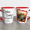 Kubek Latte Na Walentynki Ze Zdjęciem i Imieniem