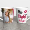 Kubek Latte Na Walentynki Ze Zdjęciem i Imieniem