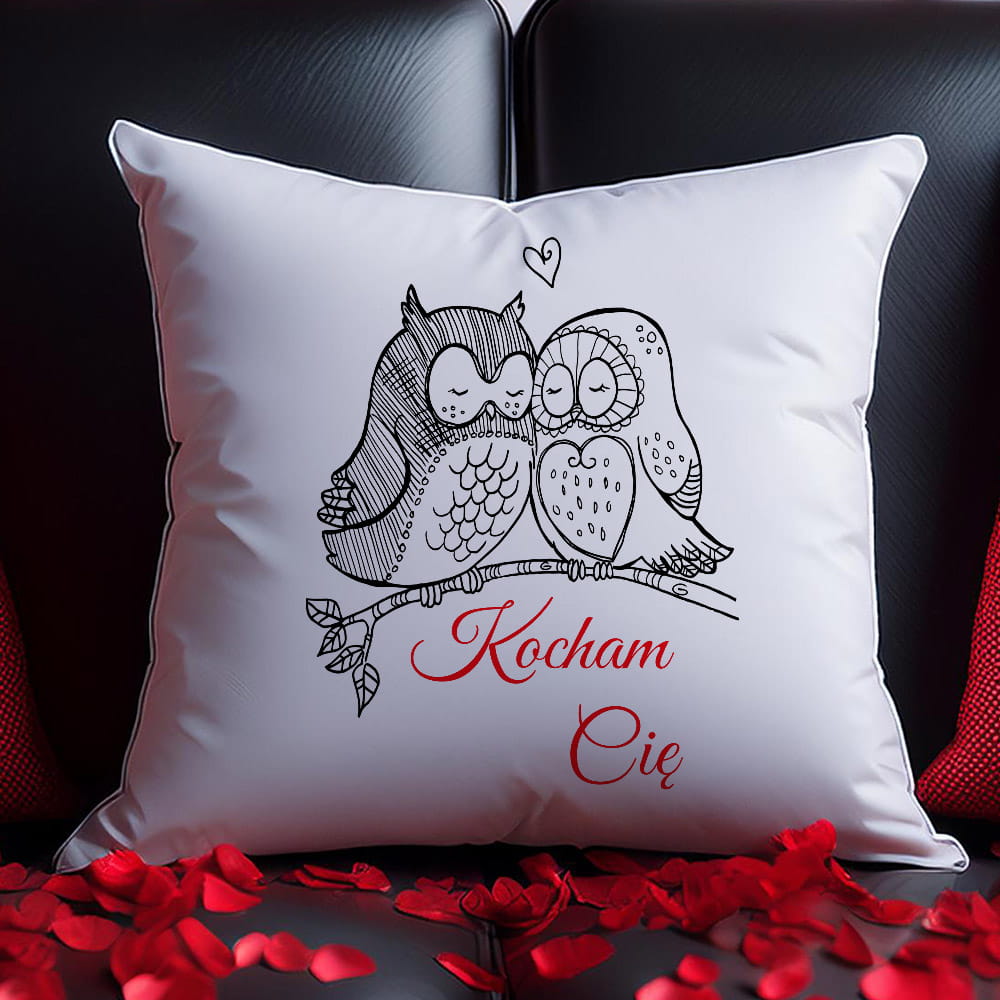 Poduszka Na Walentynki Sove Love