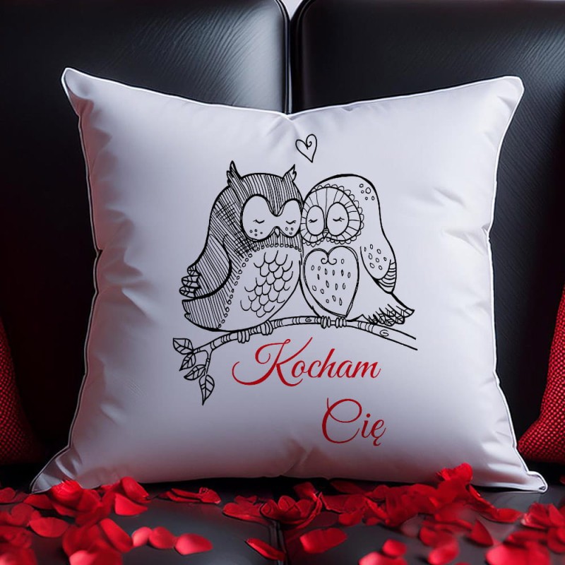 Poduszka Na Walentynki Sove Love