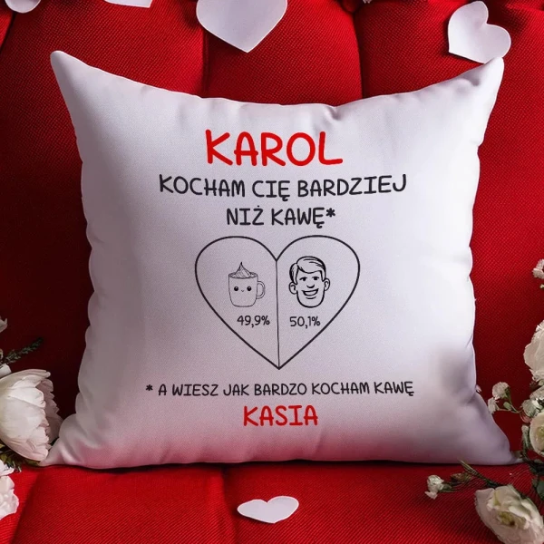 Poduszka Na Walentynki  Z Imionami
