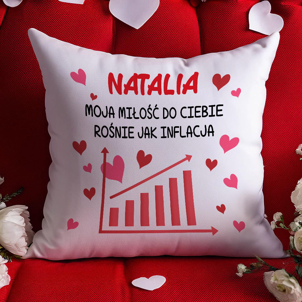 Poduszka Na Walentynki Z Imieniem