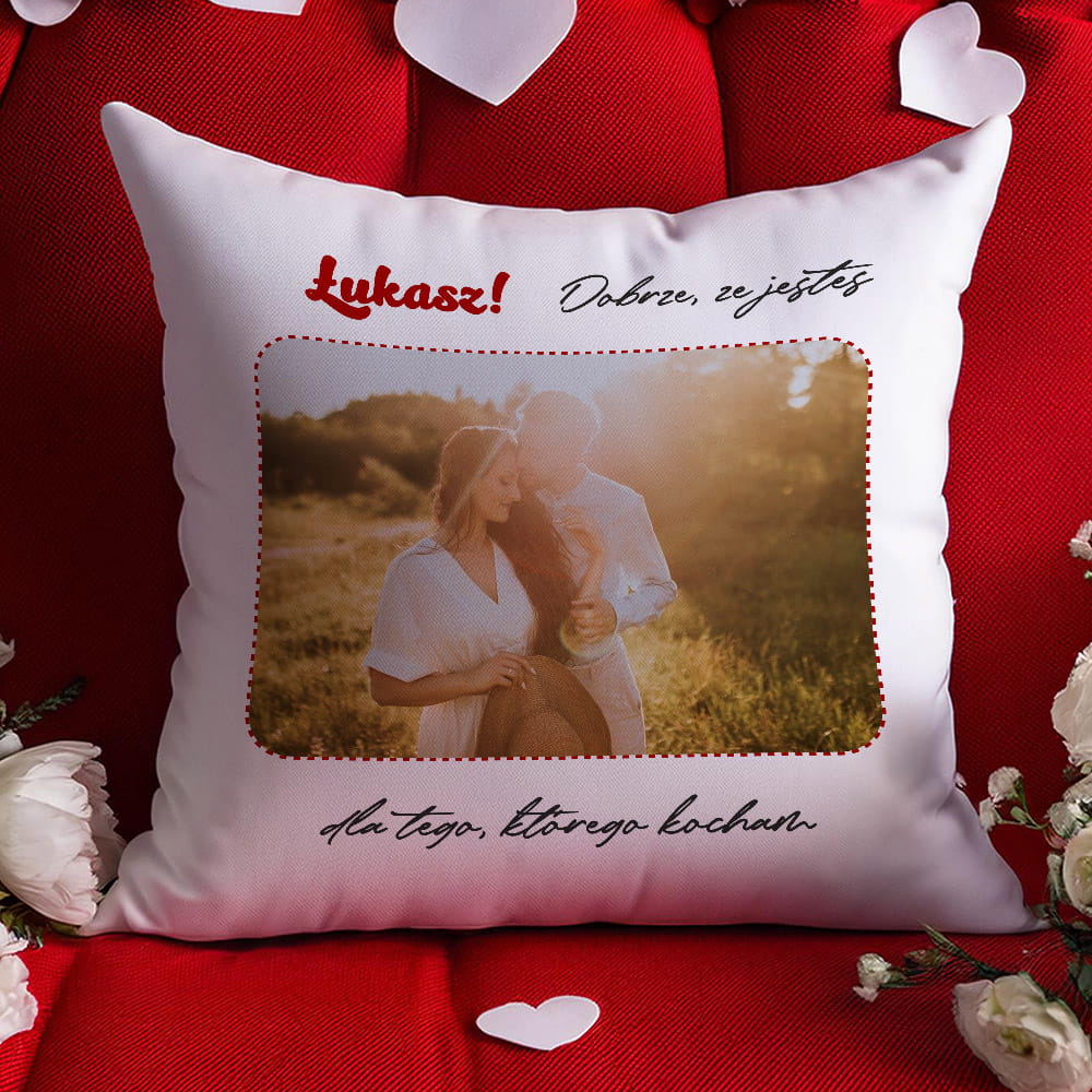 Poduszka Na Walentynki Ze Zdjęciem I Imieniem