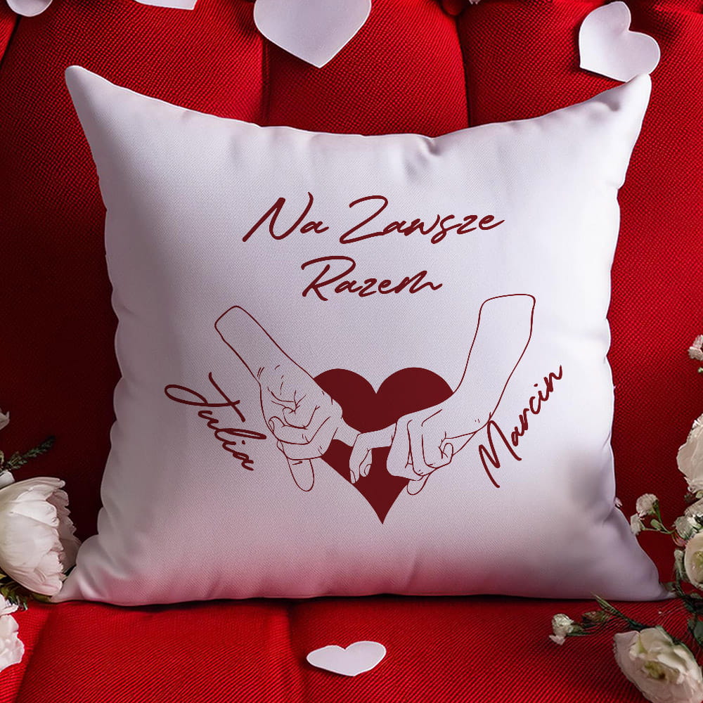 Poduszka Na Walentynki  Z Imionami