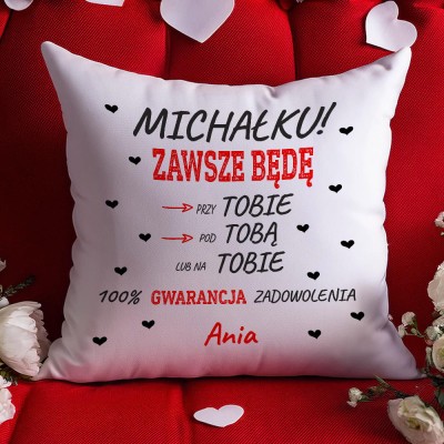 Poduszka Na Walentynki  Z Imionami