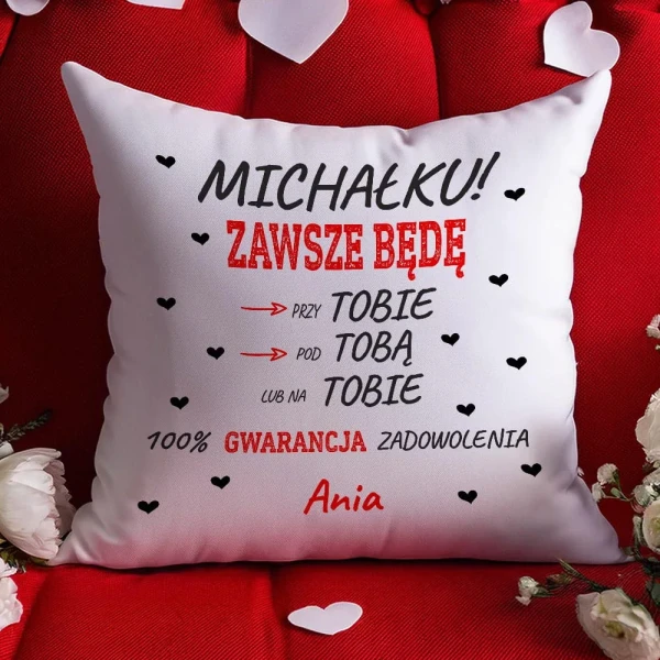 Poduszka Na Walentynki Z Imionami