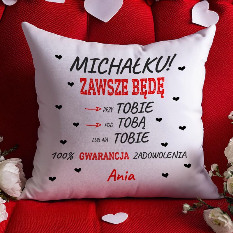Poduszka Na Walentynki Z Imionami