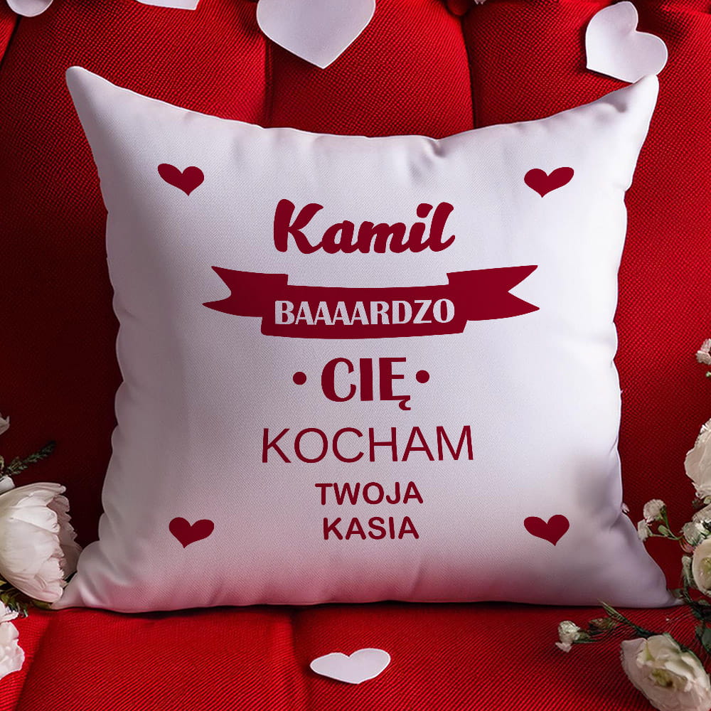 Poduszka Na Walentynki Z Imionami