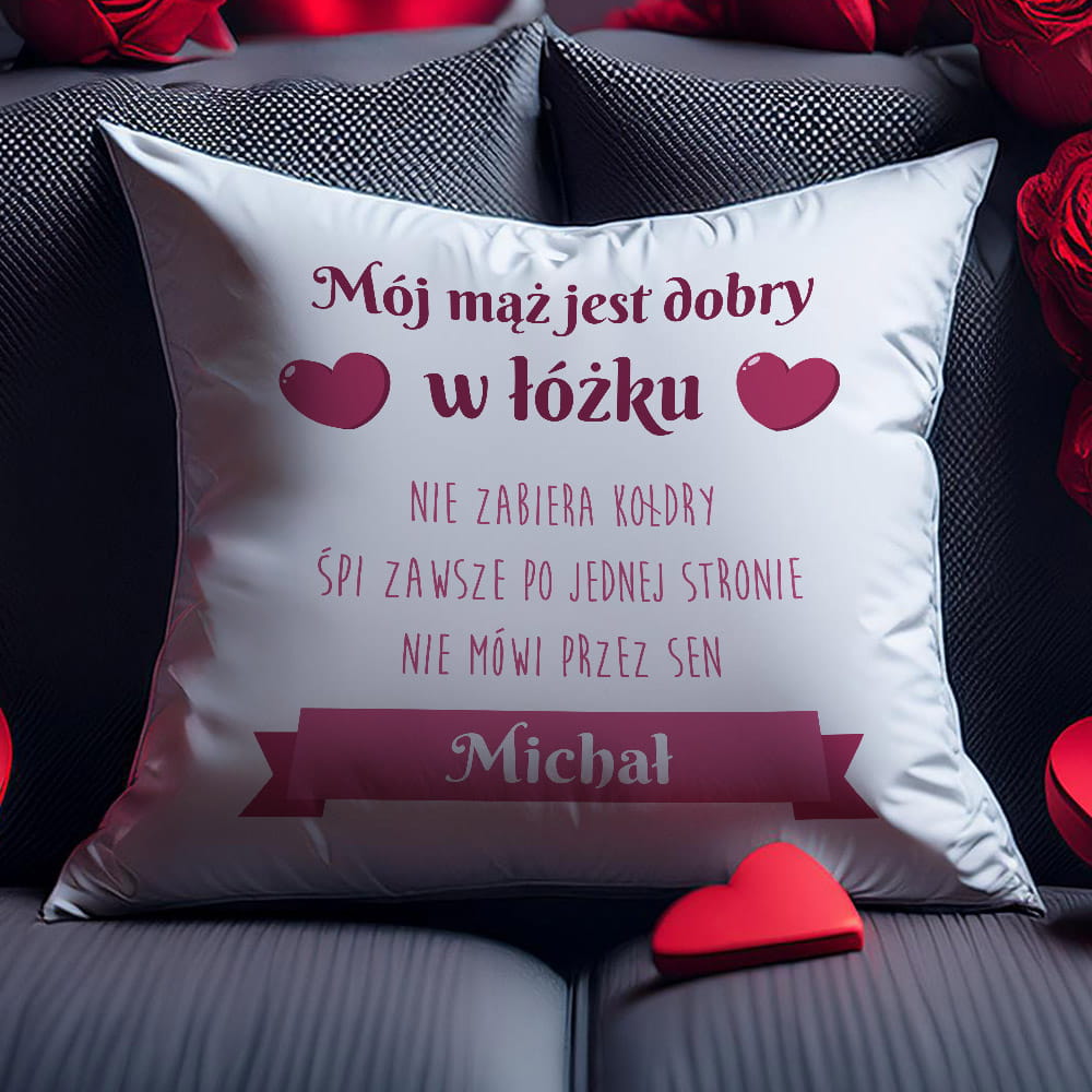 Poduszka Na Walentynki Z Imieniem