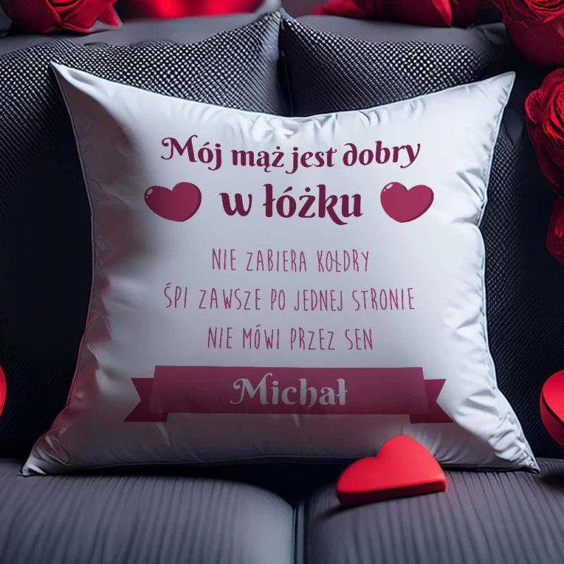Poduszka Na Walentynki Z Imieniem