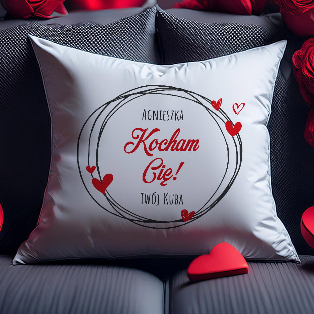 Poduszka Na Walentynki Z Imionami