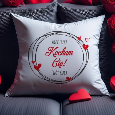 Poduszka Na Walentynki Z Imionami