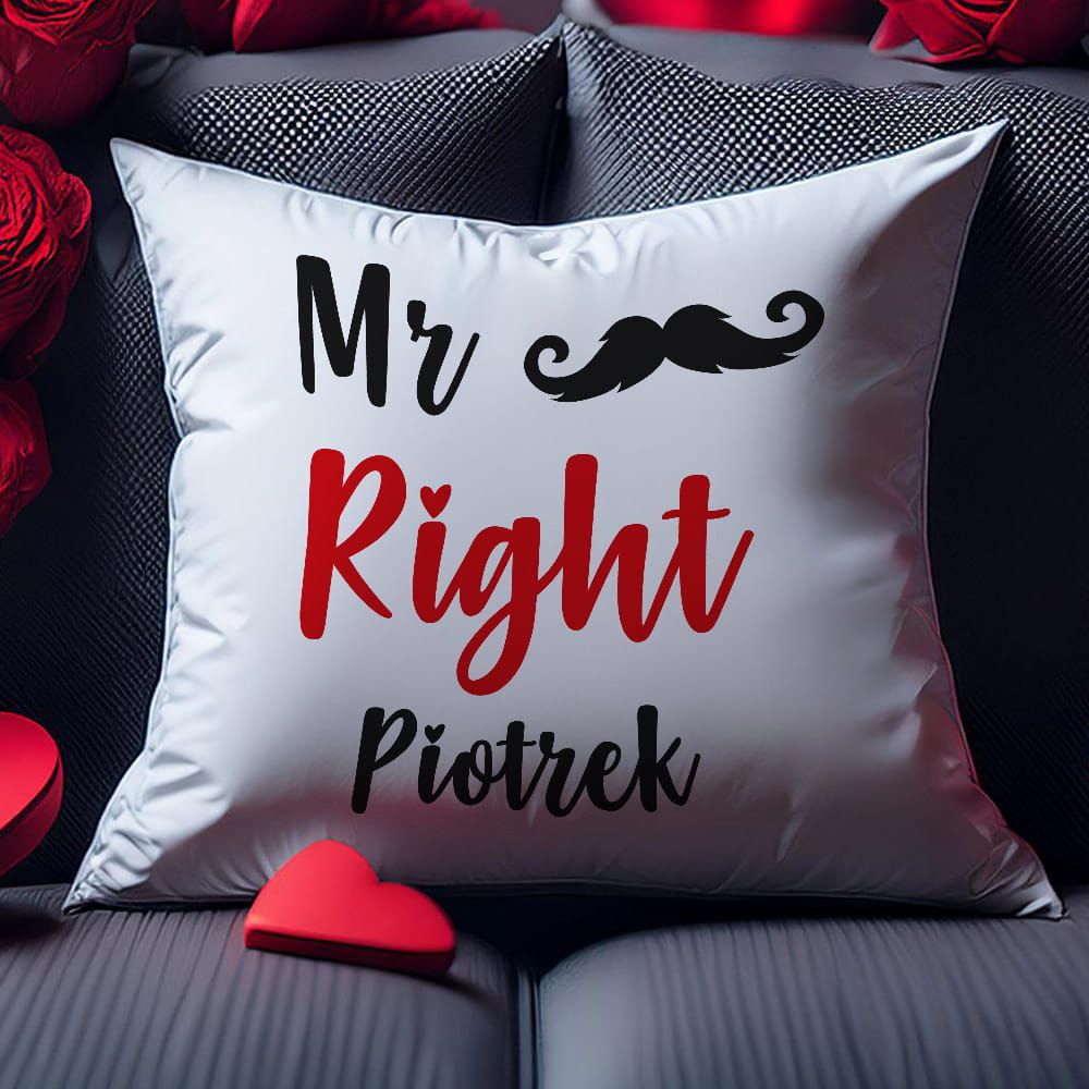 Poduszka Na Walentynki Dla Niego Z Imieniem