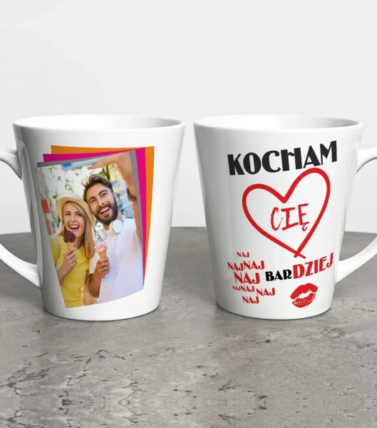 Kubek Latte Na Walentynki Ze Zdjęciem – miniatura 1000 × 1134