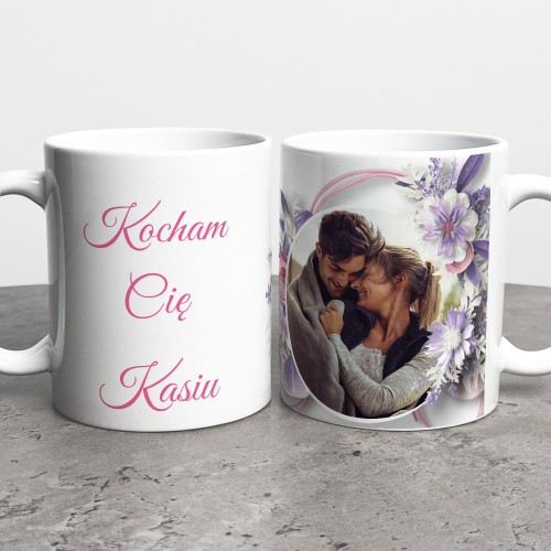 Kubek Na Walentynki Ze Zdjęciem i Imieniem