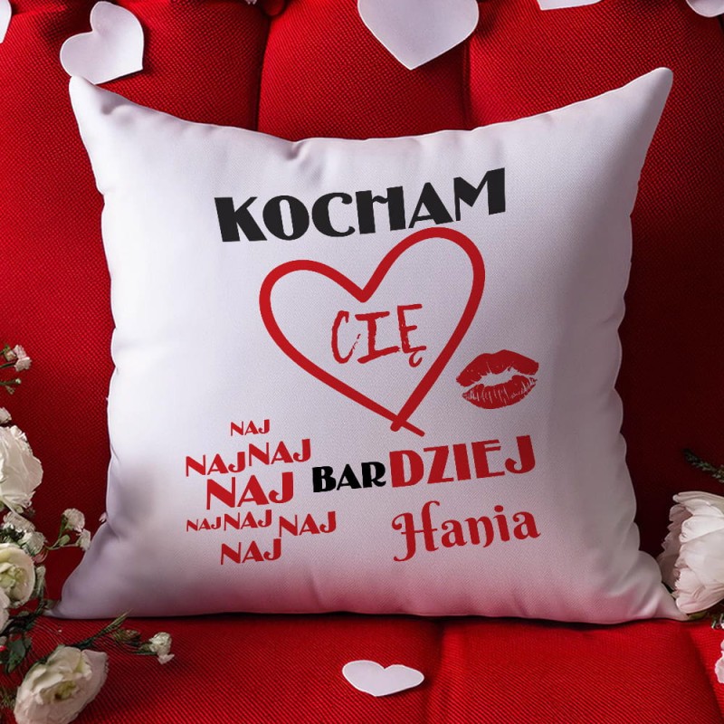 Poduszka Na Walentynki Z Imieniem