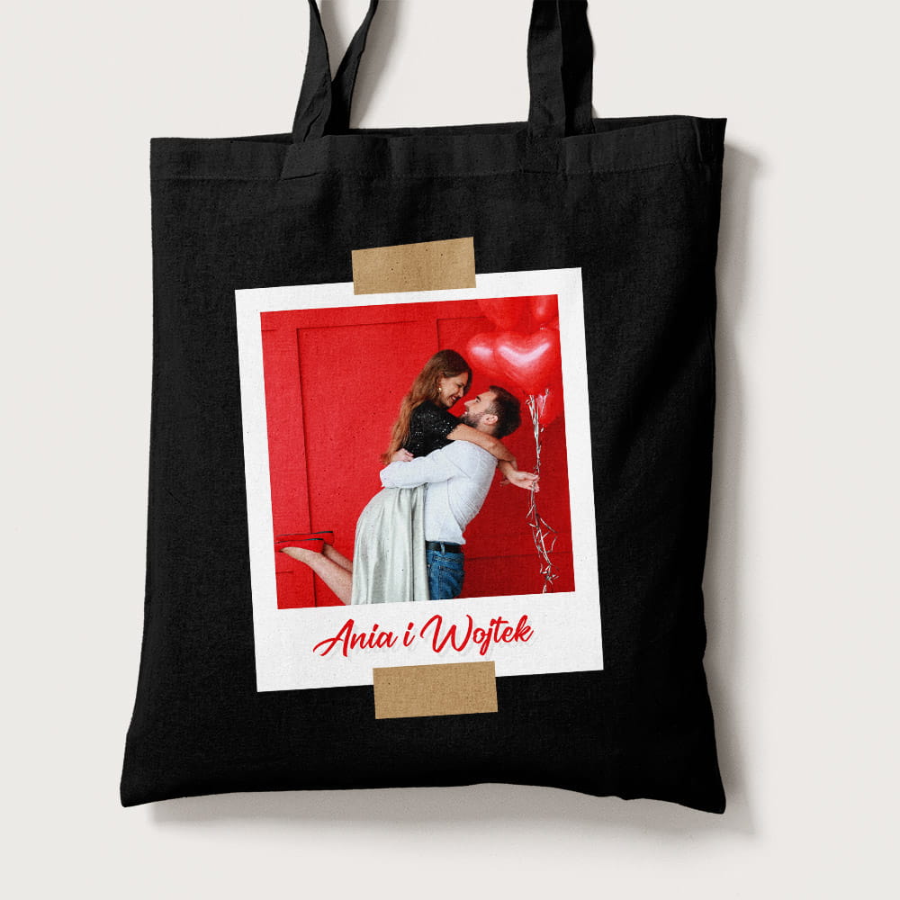 Torba Na Walentynki Ze Zdjęciem i Imionami