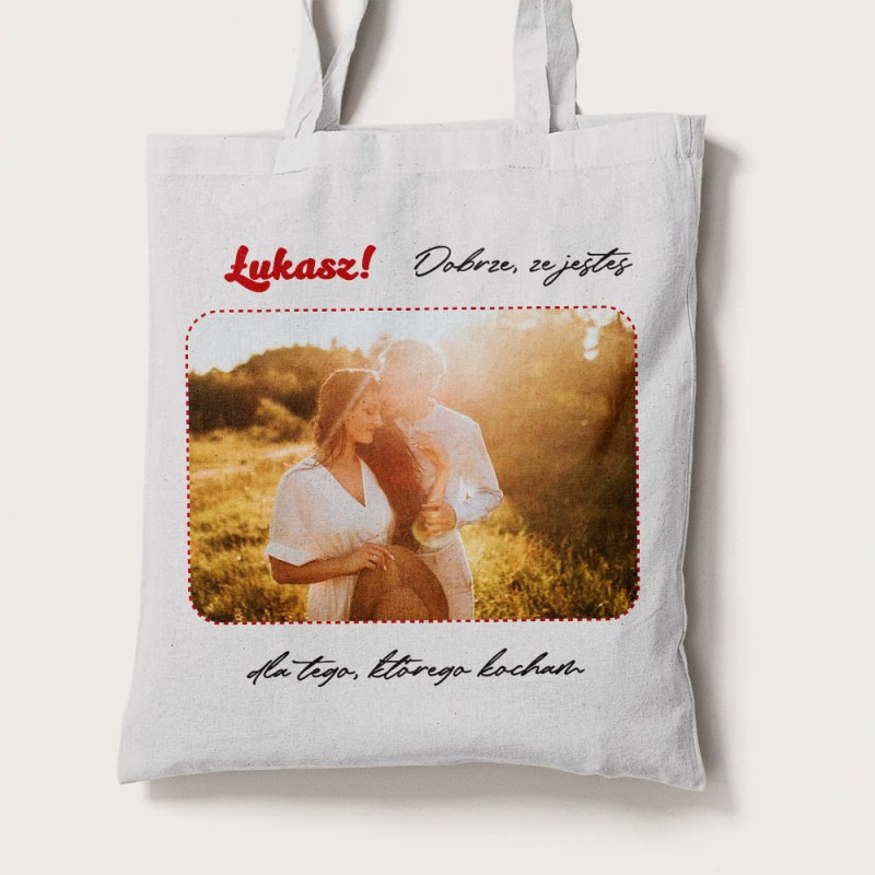 Torba Na Walentynki Ze Zdjęciem I Imieniem