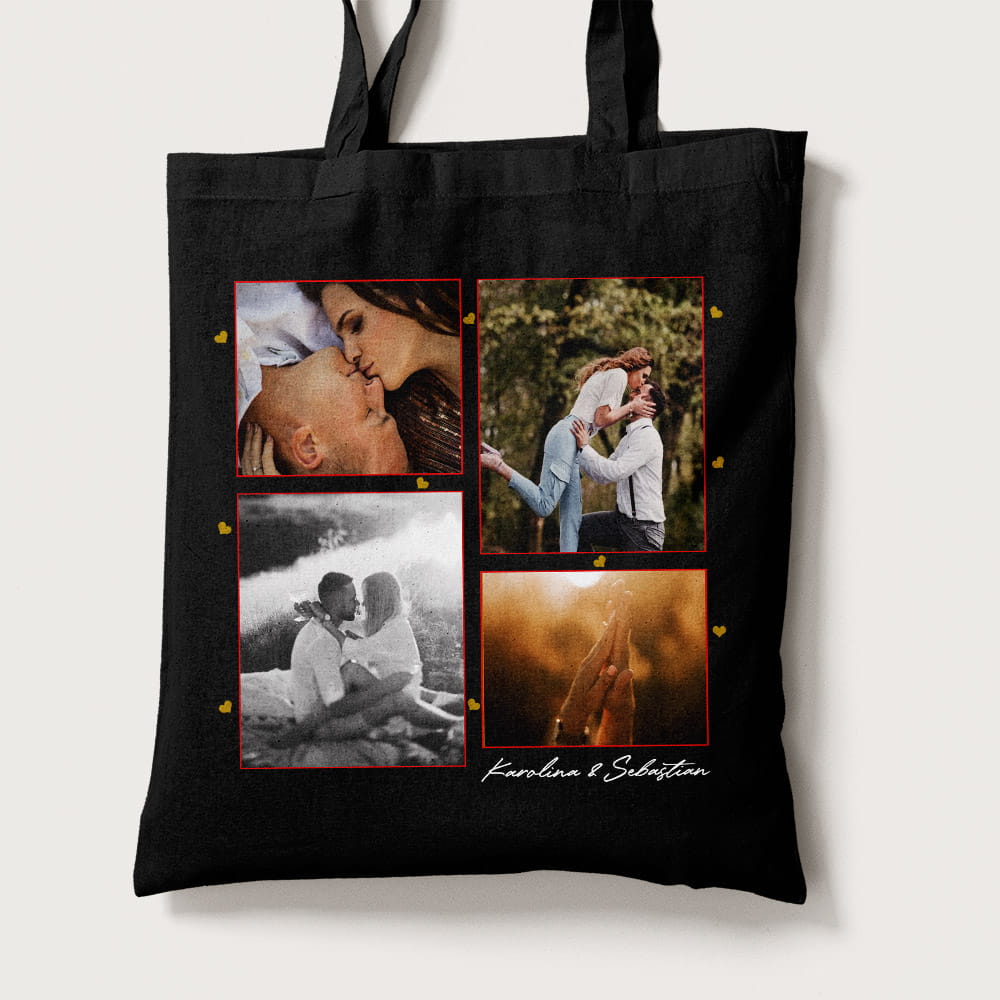 Torba Na Walentynki Ze Zdjęciem I Imionami