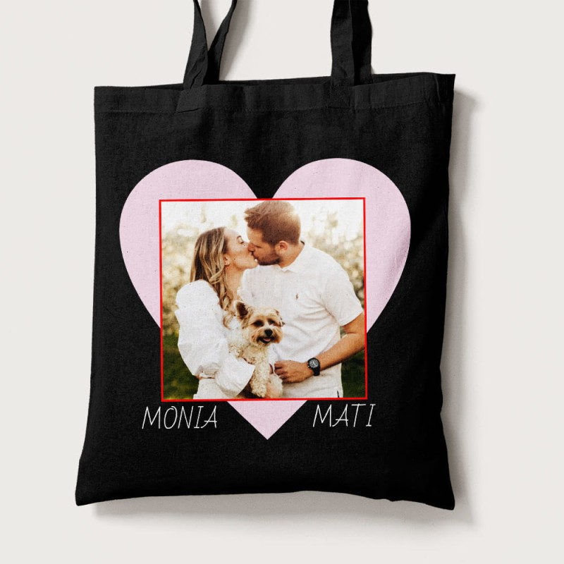 Torba Na Walentynki Ze Zdjęciem I Imionami