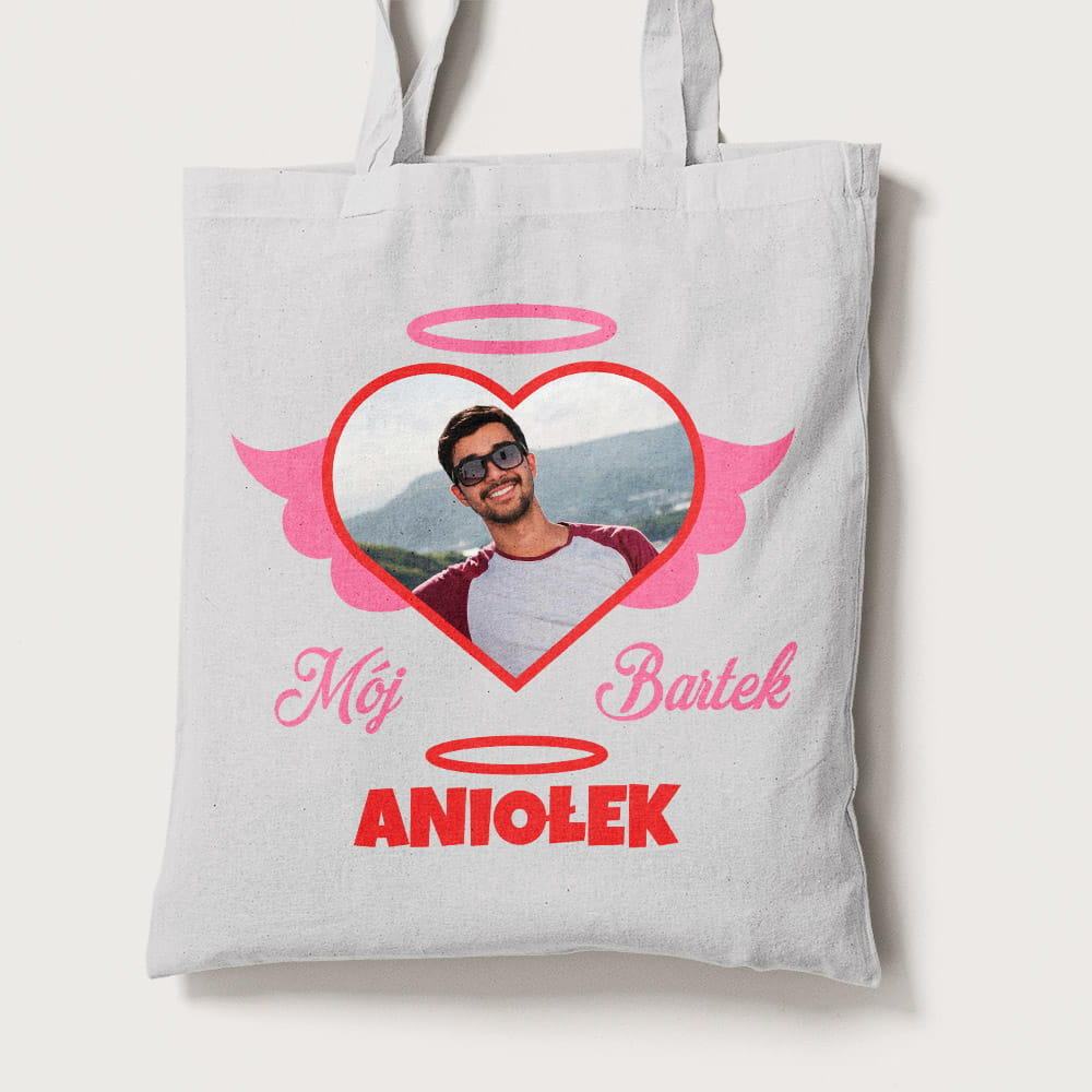 Torba Na Walentynki Ze Zdjęciem i Imieniem