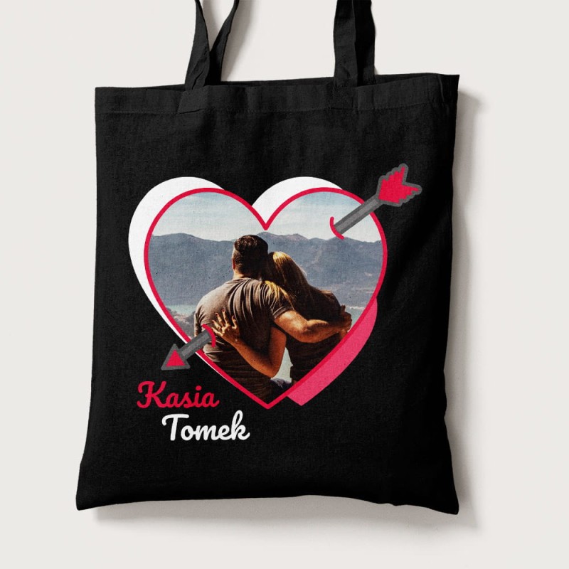 Torba Na Walentynki Ze Zdjęciem I Imionami