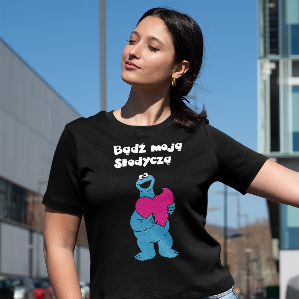 Koszulka Damska Na Walentynki Bądź Moją Słodyczą