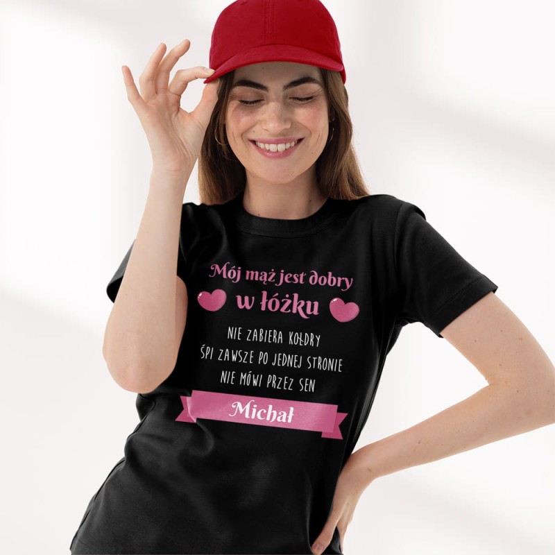 Koszulka Damska Na Walentynki Z Imieniem