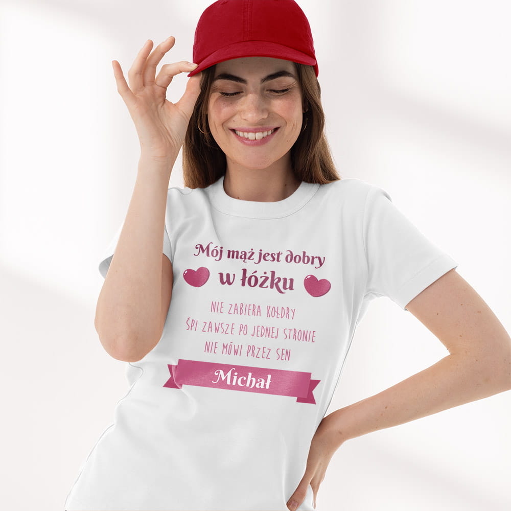 Koszulka Damska Na Walentynki Z Imieniem