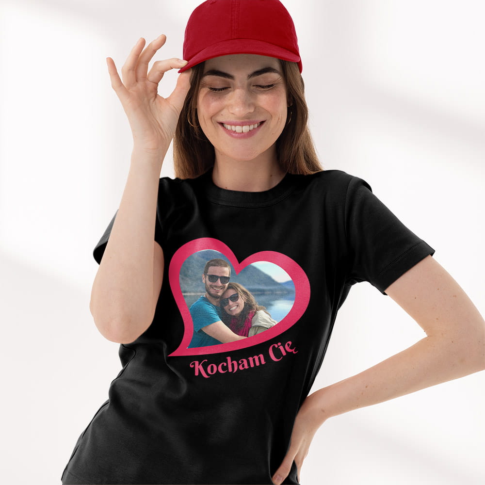 Koszulka Damska Na Walentynki Ze Zdjęciem