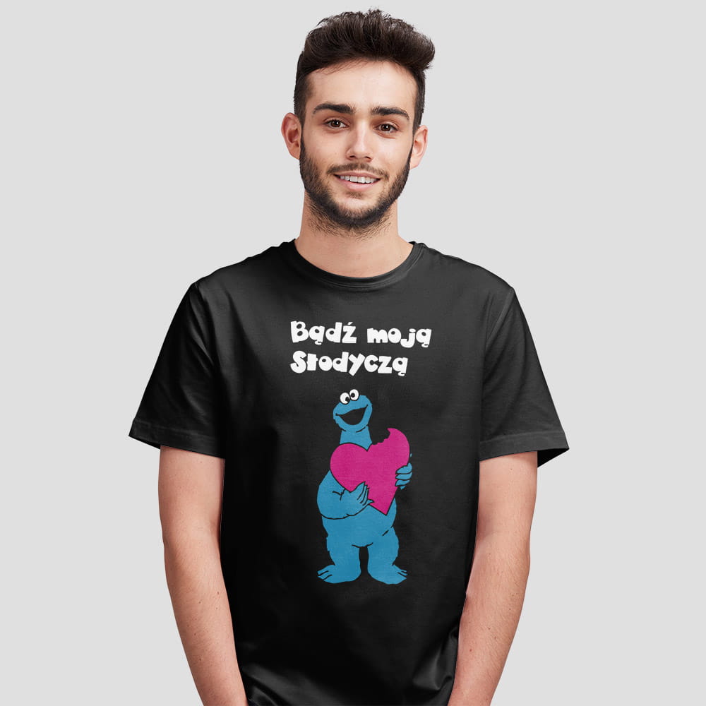 Koszulka Męska Na Walentynki Bądź Moją Słodyczą
