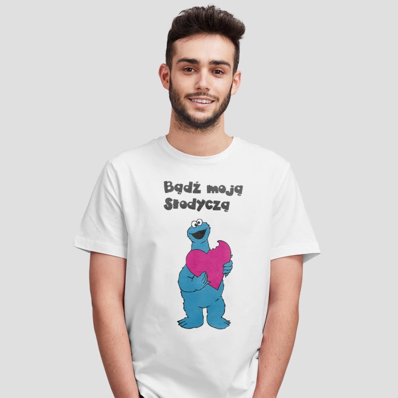 Koszulka Męska Na Walentynki Bądź Moją Słodyczą