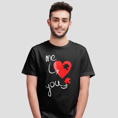 Koszulka Męska Na Walentynki Puzzlove Me And You