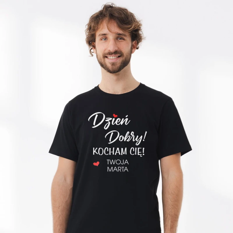 Koszulka Meska Na Walentynki Z Imieniem