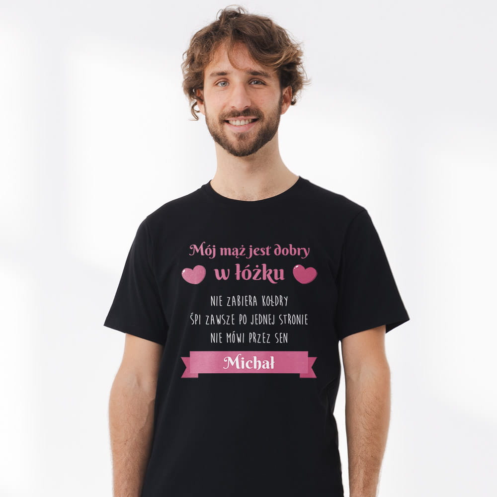 Koszulka Meska Na Walentynki Z Imieniem