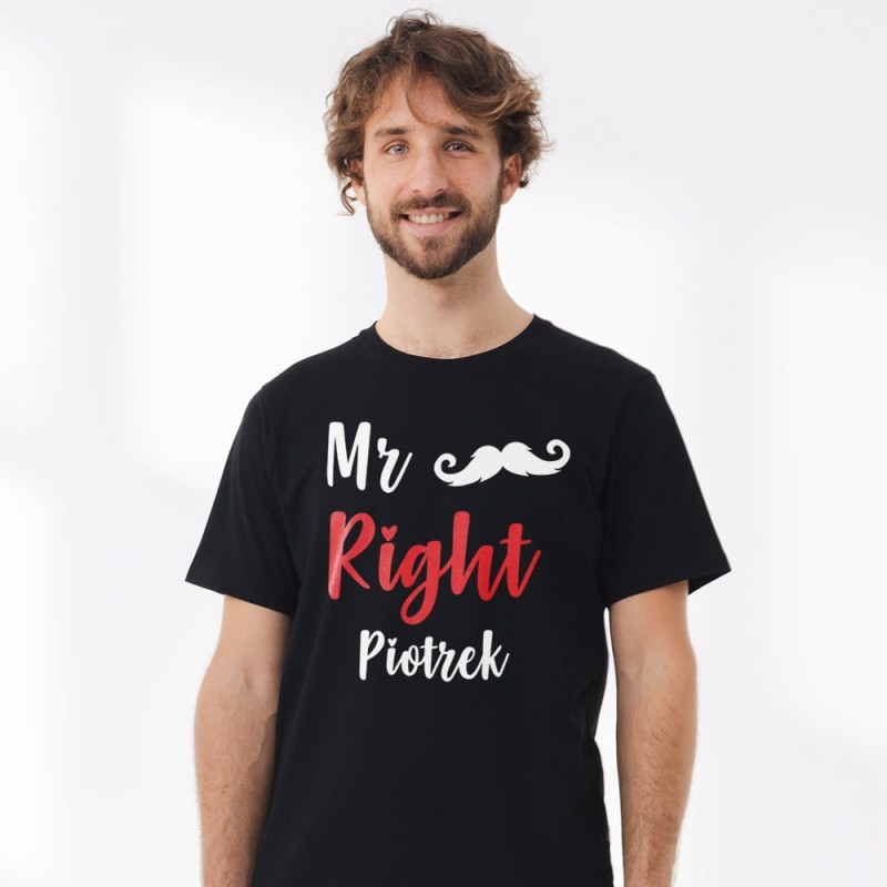 Koszulka Meska Na Walentynki Z Imieniem