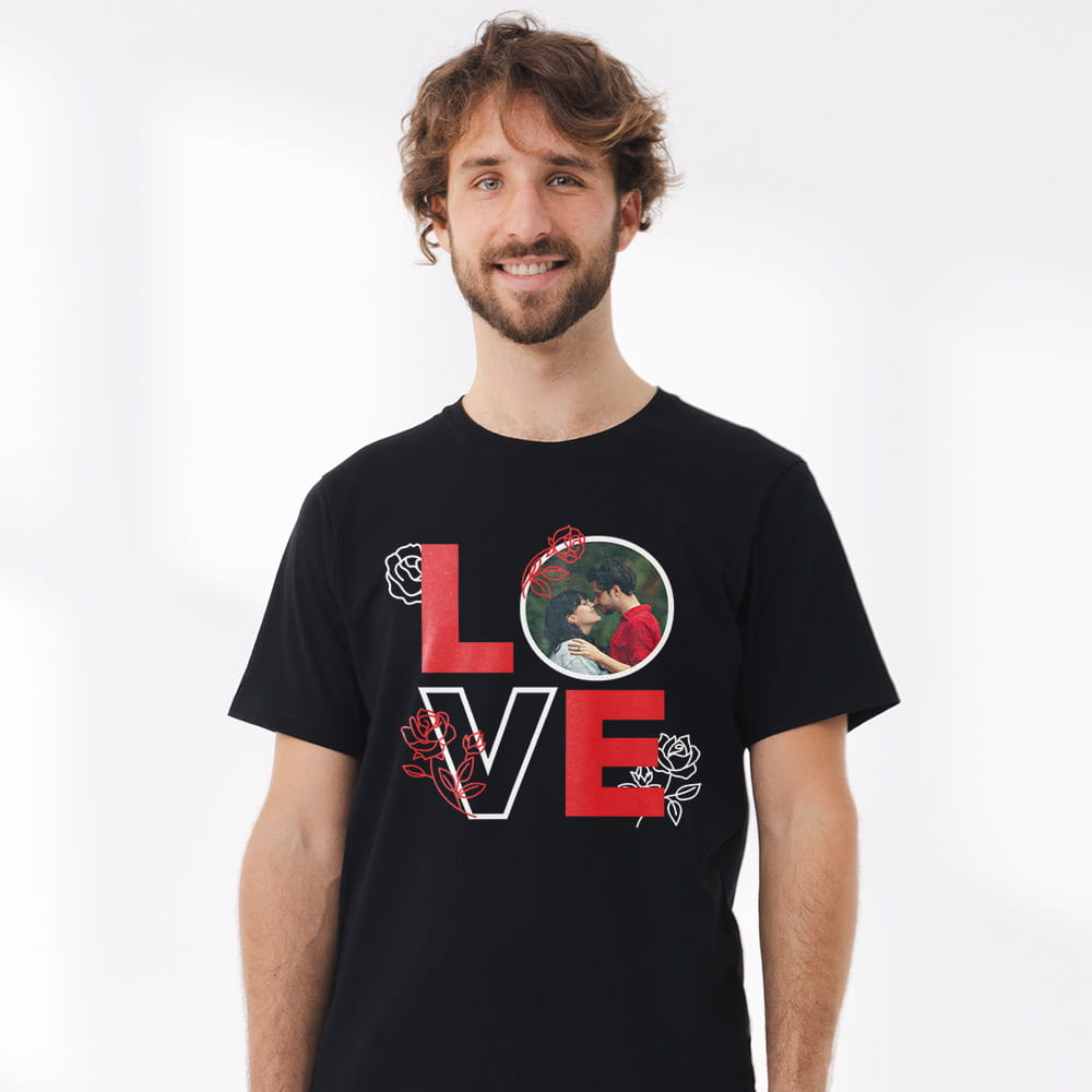 Koszulka Meska Na Walentynki Ze Zdjęciem