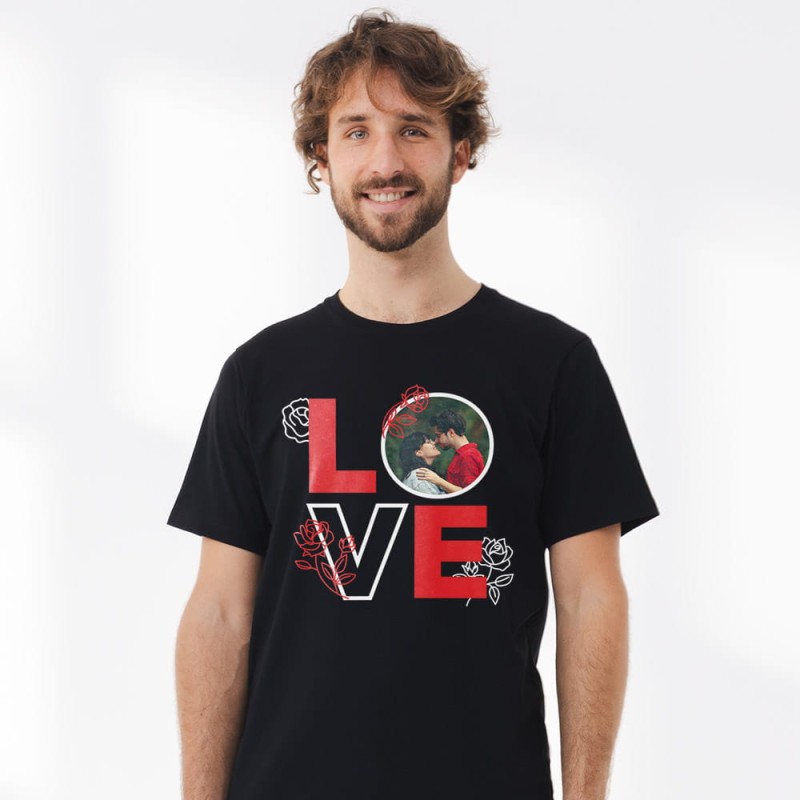 Koszulka Meska Na Walentynki Ze Zdjęciem