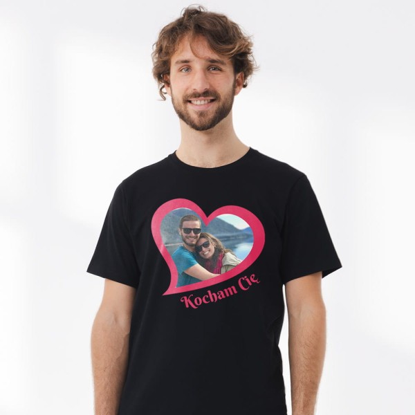 Koszulka Męska Na Walentynki Ze Zdjęciem