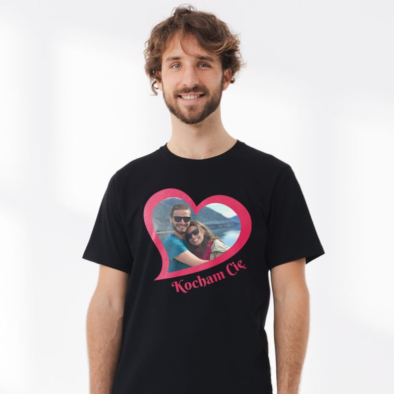 Koszulka Męska Na Walentynki Ze Zdjęciem