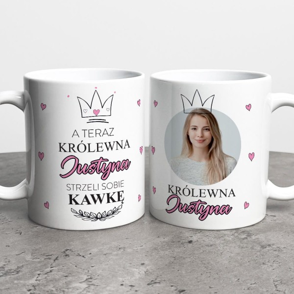 Kubek Na Dzień Kobiet Z Imieniem i Zdjęciem