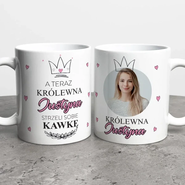 Kubek Na Dzień Kobiet Z Imieniem i Zdjęciem