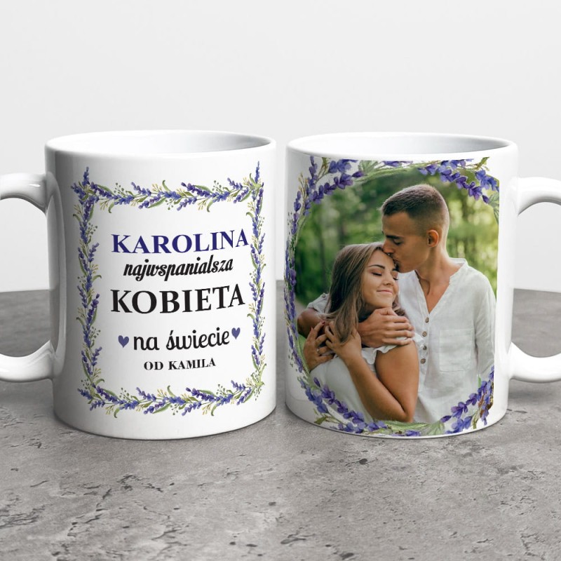 Kubek Na Dzień Kobiet Ze Zdjęciem I Imionami