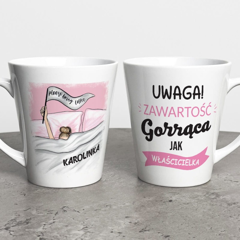 Kubek Latte Na Dzień Kobiet Z Imieniem