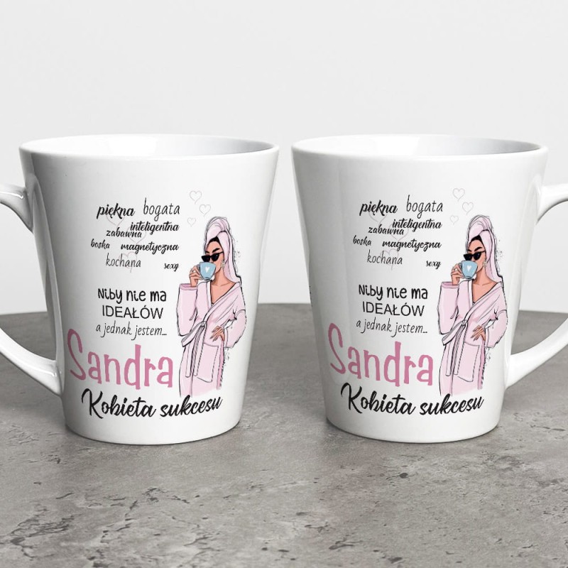 Kubek Latte Na Dzień Kobiet Z Imieniem