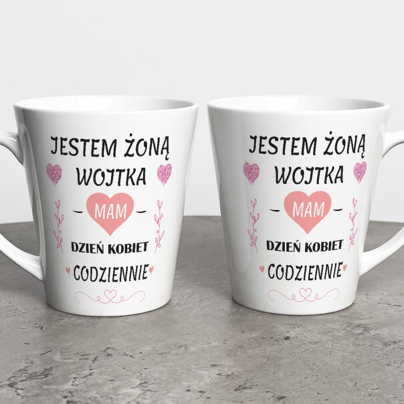 Kubek Latte Na Dzień Kobiet Z Imieniem
