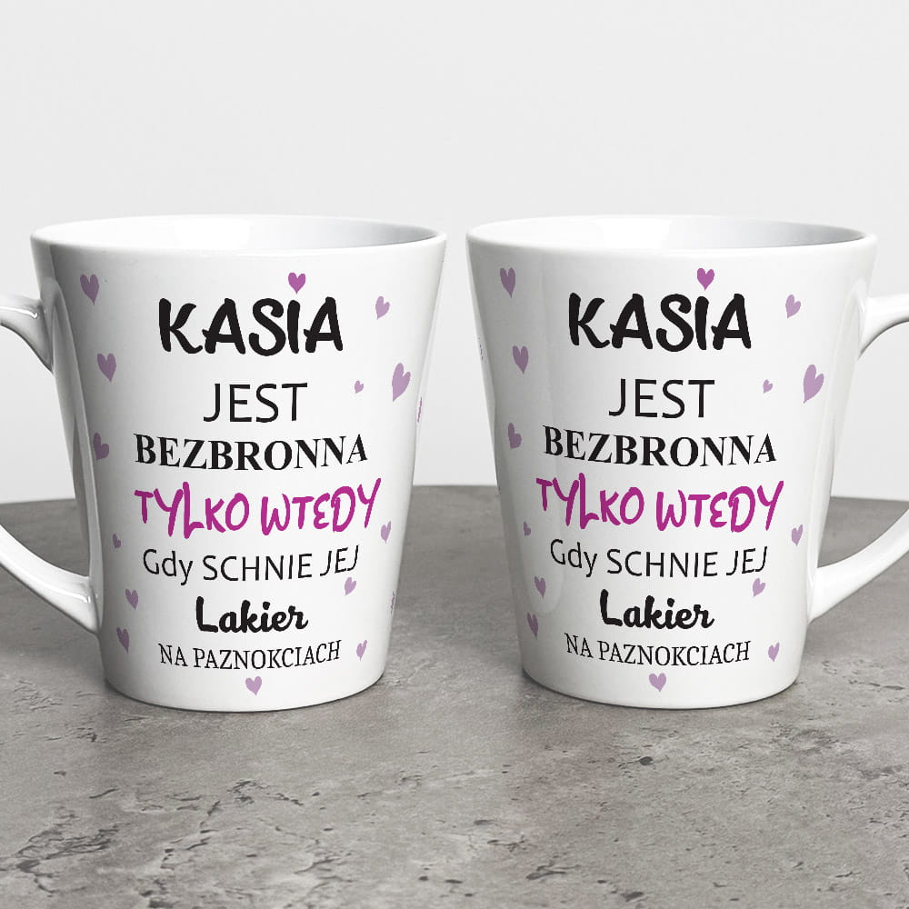 Kubek Latte Na Dzień Kobiet Z Imieniem