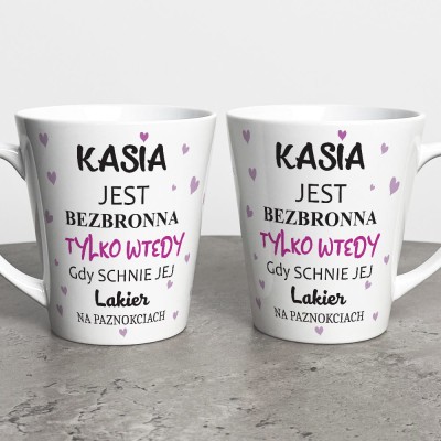 Kubek Latte Na Dzień Kobiet Z Imieniem